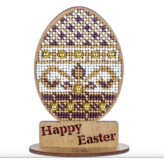 Wonderland | Happy Easter Egg Cross Stitch Ornament Kit FLK-435