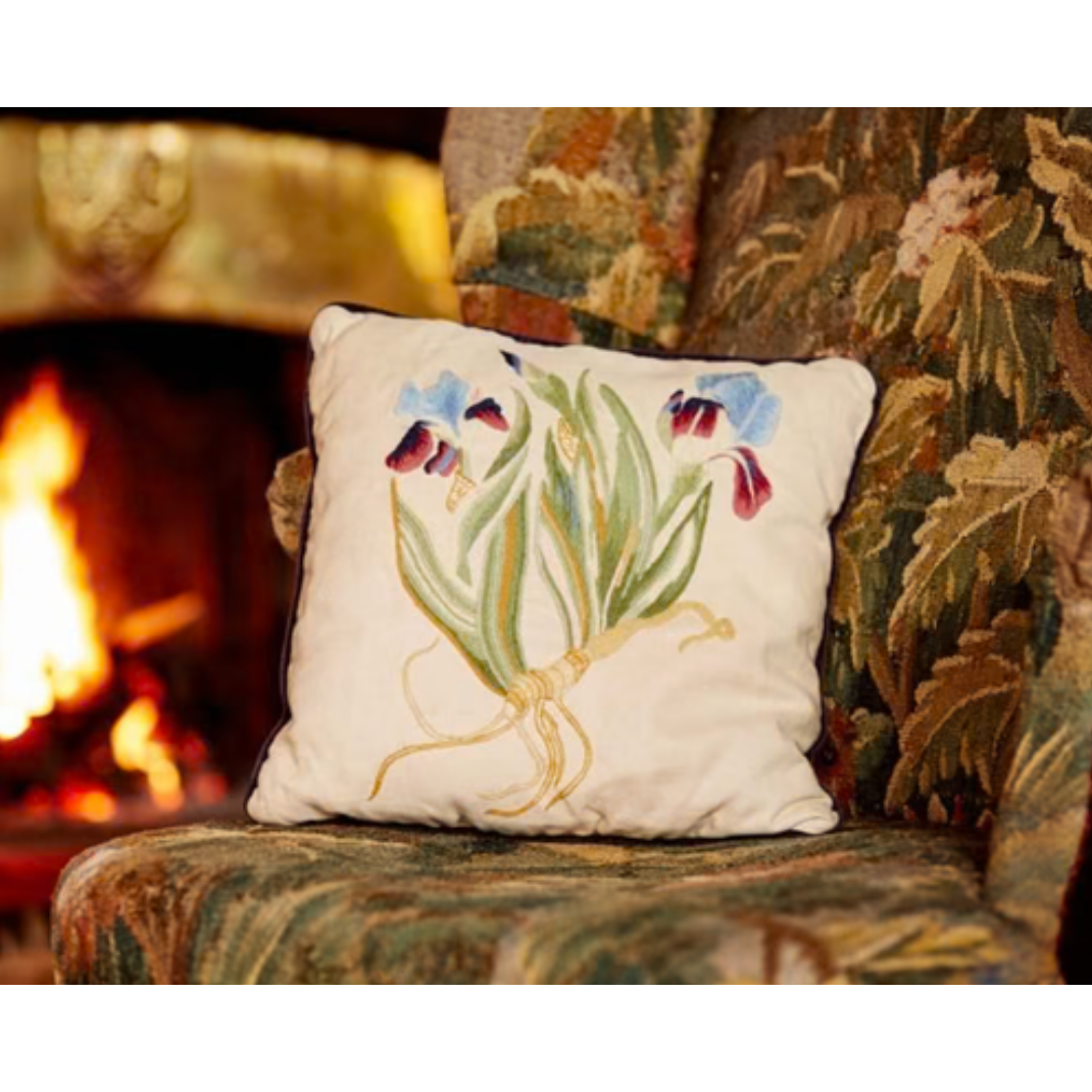The Crewel Work Company |  Elizabethan Iris Crewel Embroidery Kit