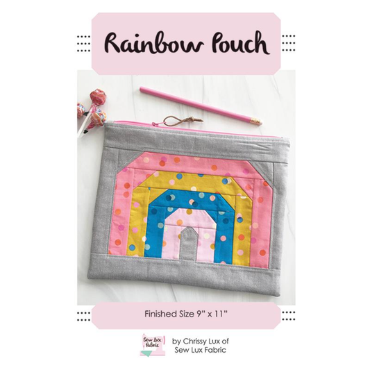 Sew Luxe ~ Rainbow Pouch Sewing Pattern