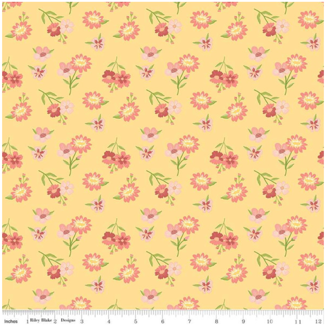 Spring's in Town ~ Floral C14211-Yellow