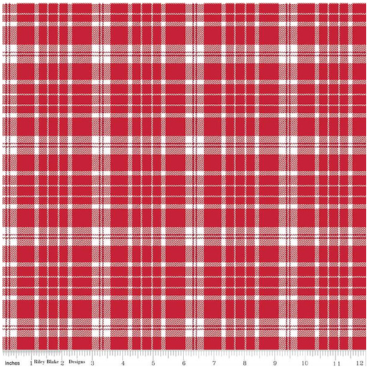 American Beauty ~ Plaid C14443 Red