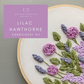 And Other Adventures Embroidery Co | Hawthorne in Lilac Embroidery Kit