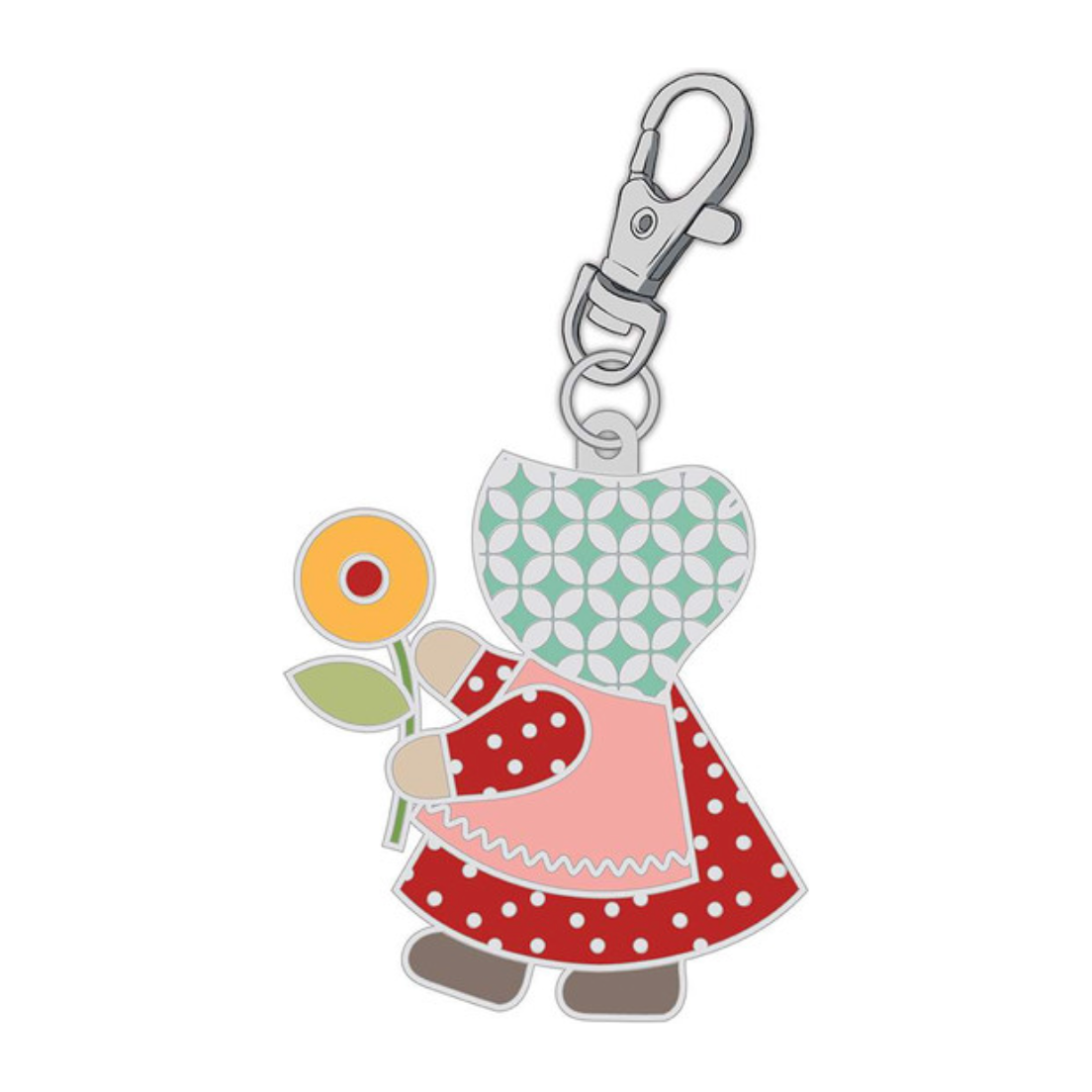 Lori Holt Enamel Happy Charm™ Sunbonnet Sue