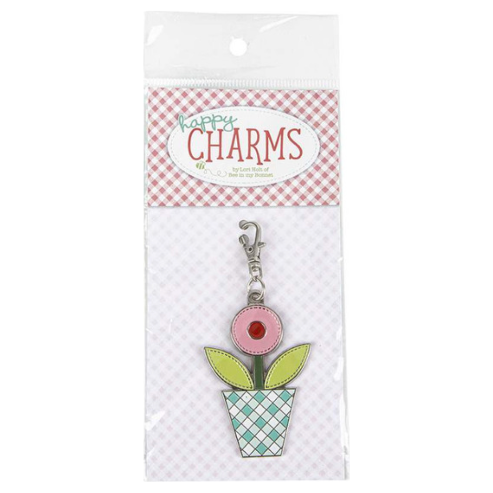 Lori Holt Enamel Happy Charm™ Gingham Garden