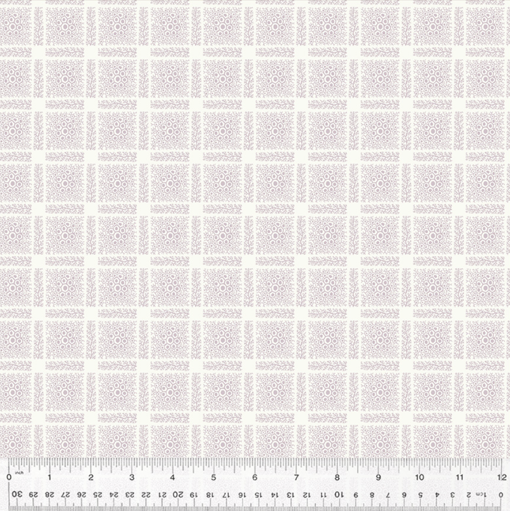 Circa: Purple ~ Lacy Plaid Ivory ~ 53953 1