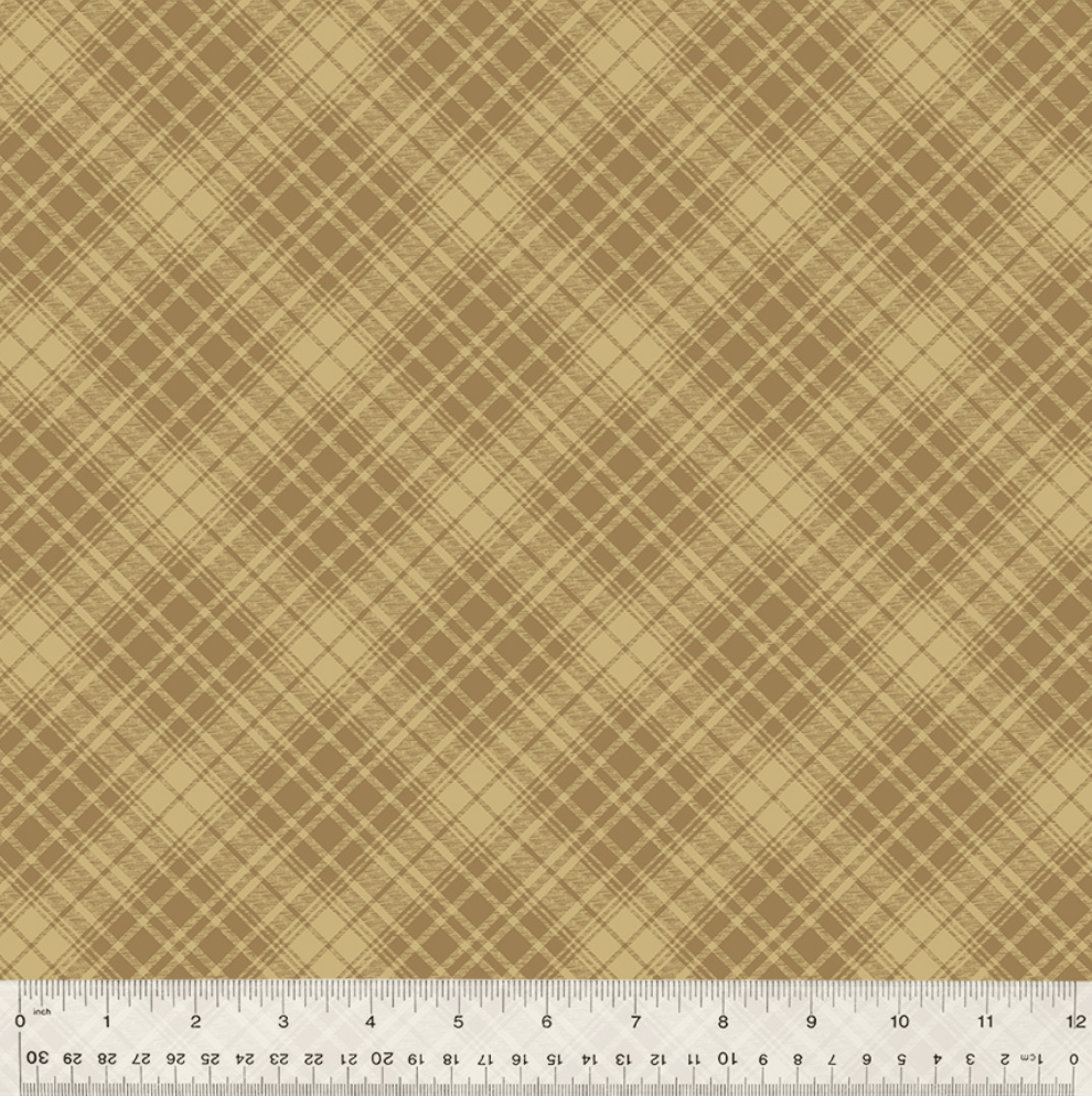 Creme de la Creme ~ Raspy Plaid Butterscotch 53714B 6