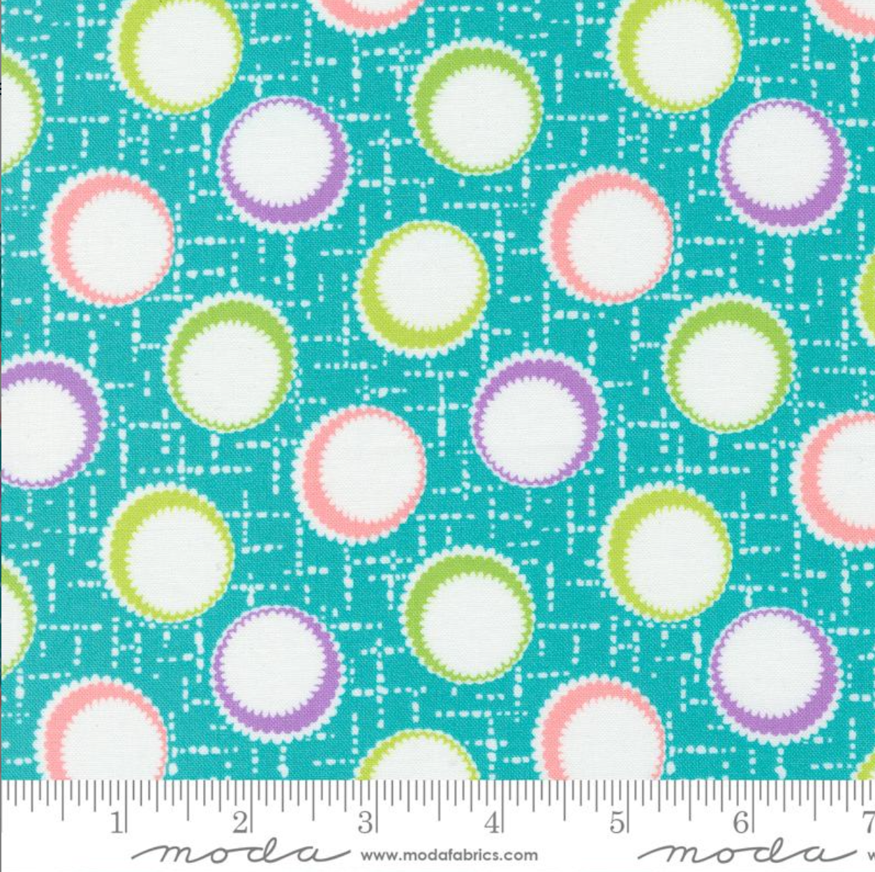 On the Bright Side ~ Inner Dots Geometric ~ Blue Razz 22462 19