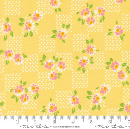 On the Bright Side ~ Fields Small Floral ~ Lemon 22463 16