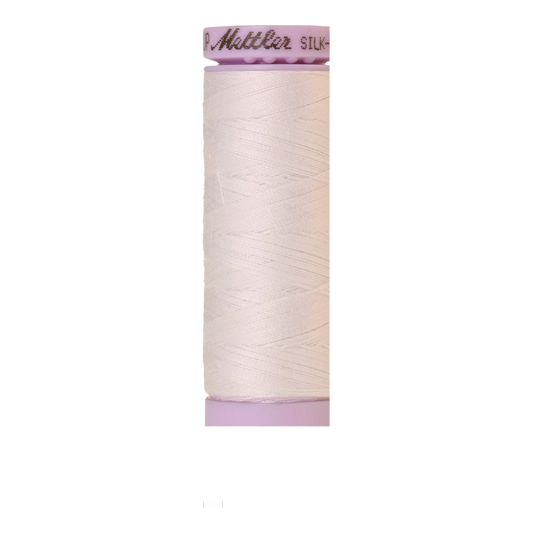 Mettler Silk-Finish 50wt Solid Cotton Thread 164yd/150M White 2000