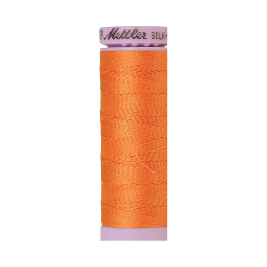 Mettler Silk-Finish 50wt Solid Cotton Thread 164yd/150M Harvest 1401