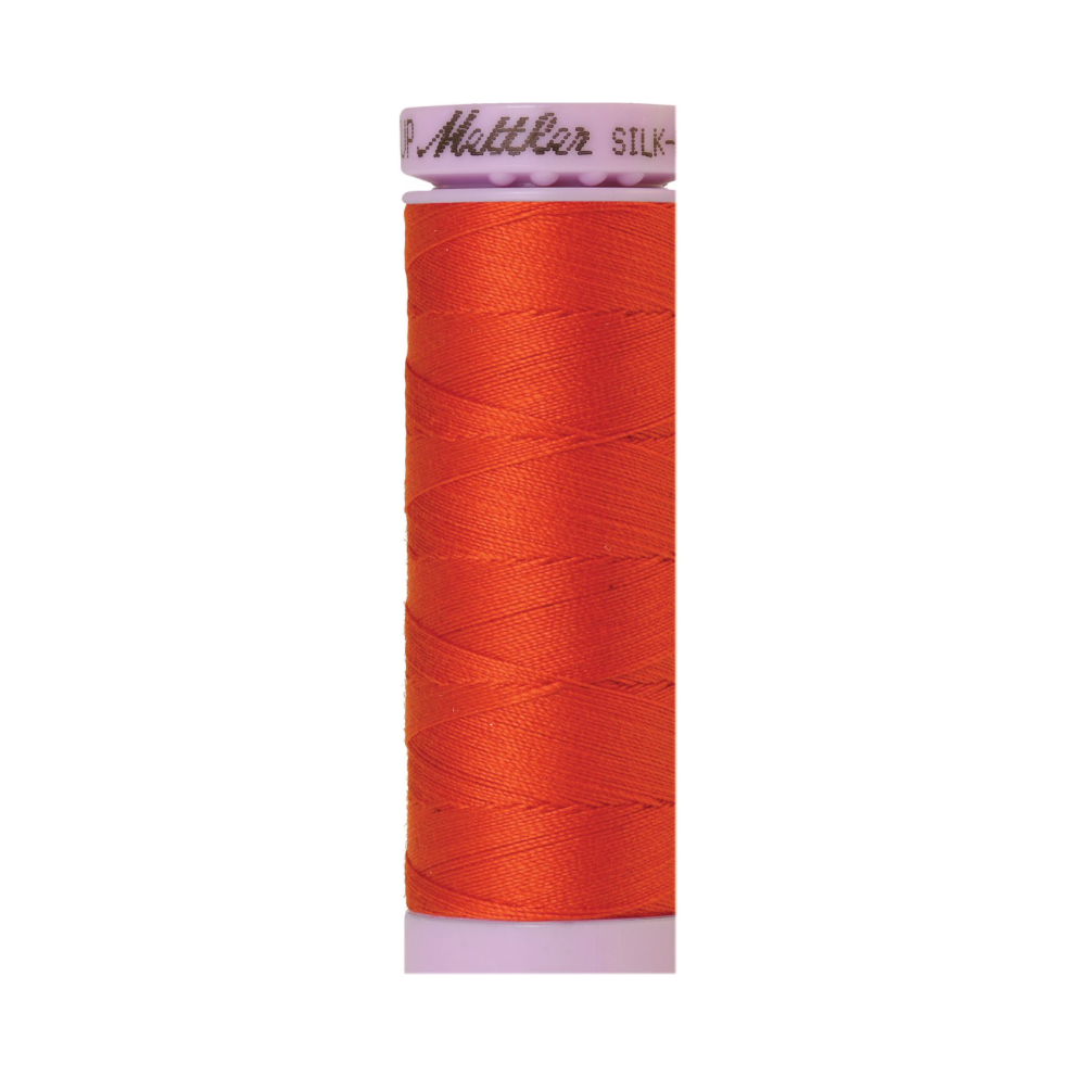 Mettler Silk-Finish 50wt Solid Cotton Thread 164yd/150M Paprika 0450