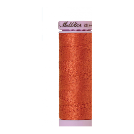 Mettler Silk-Finish 50wt Solid Cotton Thread 164yd/150M Reddish Ochre 1288