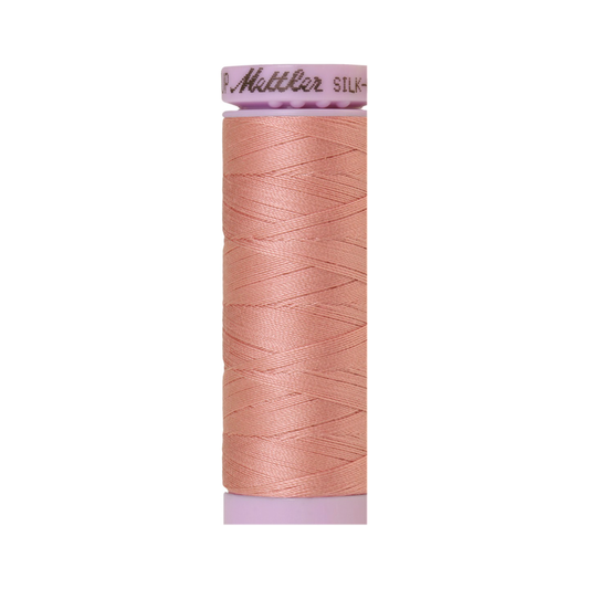 Mettler Silk-Finish 50wt Solid Cotton Thread 164yd/150M Antique Pink 0637