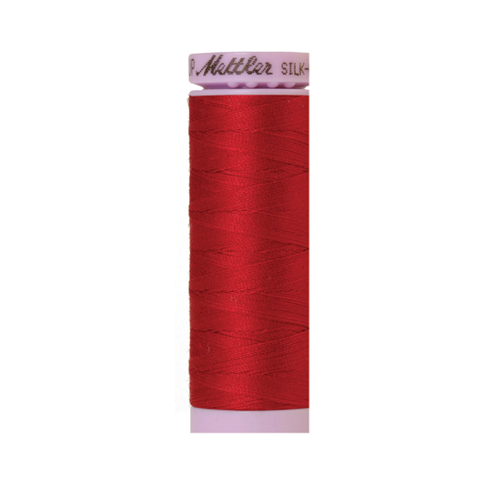 Mettler Silk-Finish 50wt Solid Cotton Thread 164yd/150M Country Red 0504