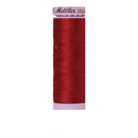 Mettler Silk-Finish 50wt Solid Cotton Thread 164yd/150M Fire Engine 0105
