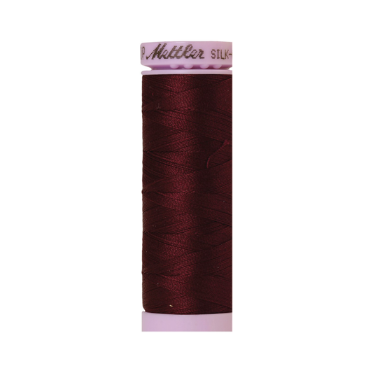 Mettler Silk-Finish 50wt Solid Cotton Thread 164yd/150M Beet Red 0111