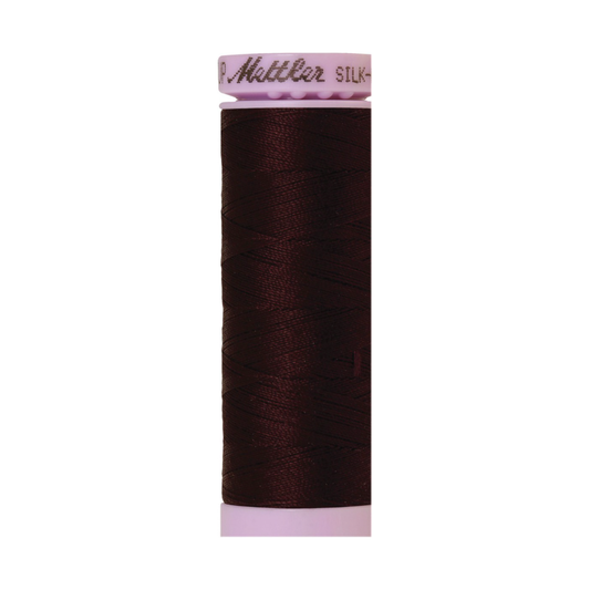 Mettler Silk-Finish 50wt Solid Cotton Thread 164yd/150M Mahogany 0793