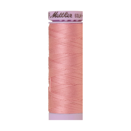 Mettler Silk-Finish 50wt Solid Cotton Thread 164yd/150M Rose Quartz 1057