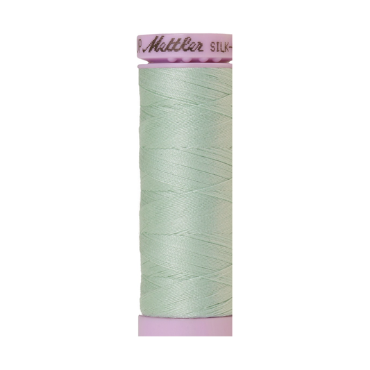 Mettler Silk-Finish 50wt Solid Cotton Thread 164yd/150M Snowmoon 1090