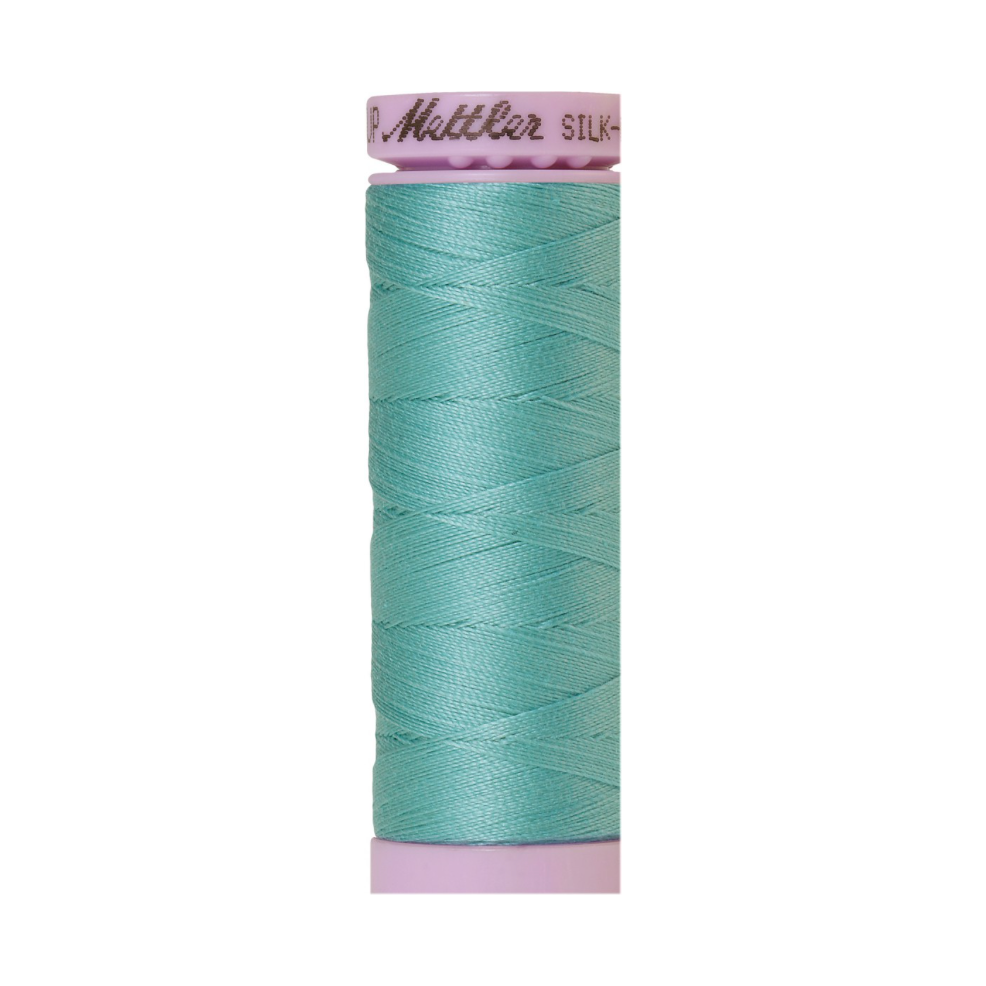 Mettler Silk-Finish 50wt Solid Cotton Thread 164yd/150M Montain Lake 1440