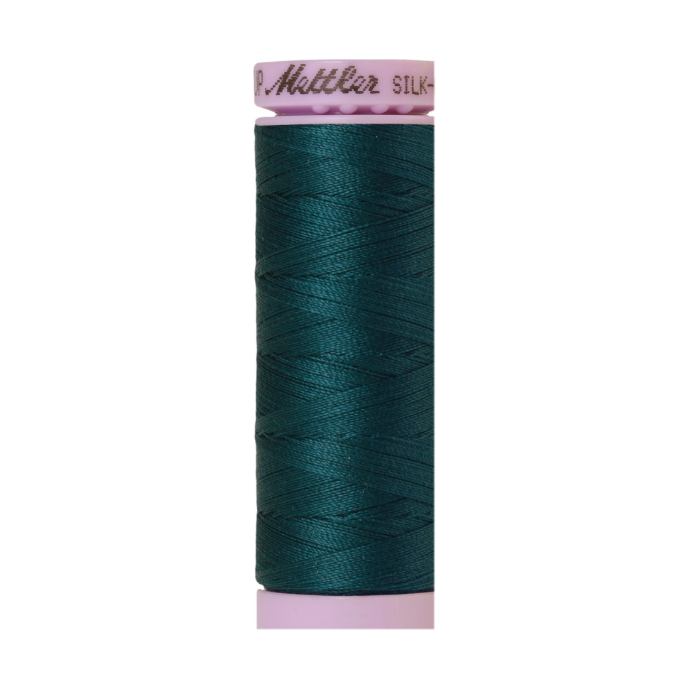 Mettler Silk-Finish 50wt Solid Cotton Thread 164yd/150M Spruce 0314