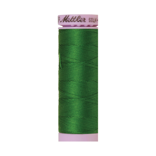 Mettler Silk-Finish 50wt Solid Cotton Thread 164yd/150M Treetop 0214