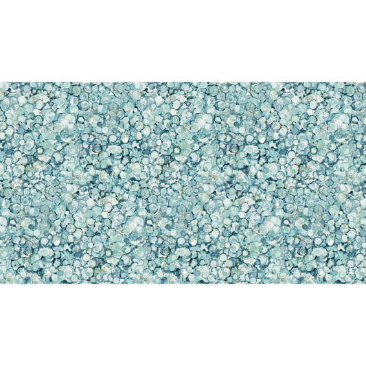 Northcott ~ Midas Touch ~ Bubble Texture ~ DM26834 42 Blue