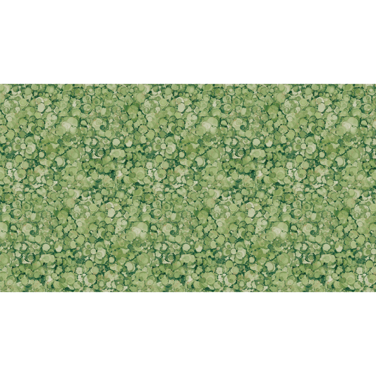 Northcott ~ Midas Touch ~ Bubble Texture ~ DM26834 74 Green