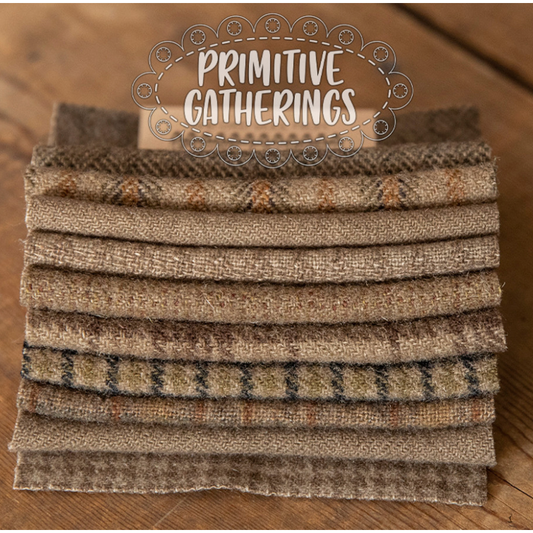 Primitive Gatherings Wool Charms - Taupe