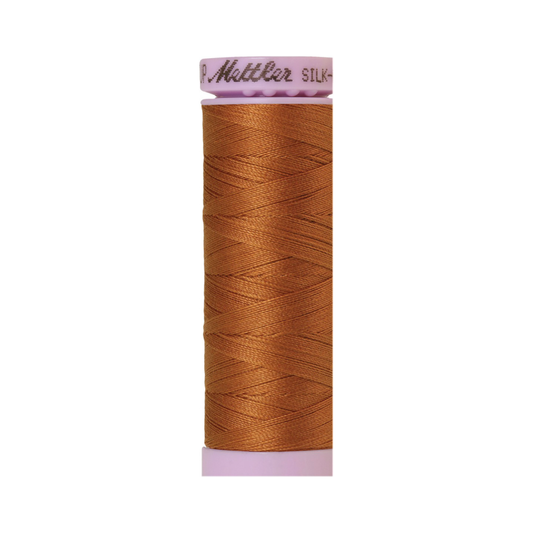 Mettler Silk-Finish 50wt Solid Cotton Thread 164yd/150M Bronze 0899