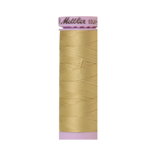 Mettler Silk-Finish 50wt Solid Cotton Thread 164yd/150M New Wheat 0857