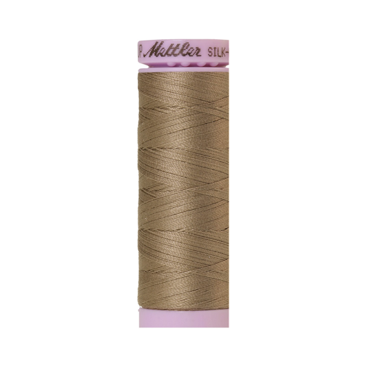 Mettler Silk-Finish 50wt Solid Cotton Thread 164yd/150M Khaki 1228