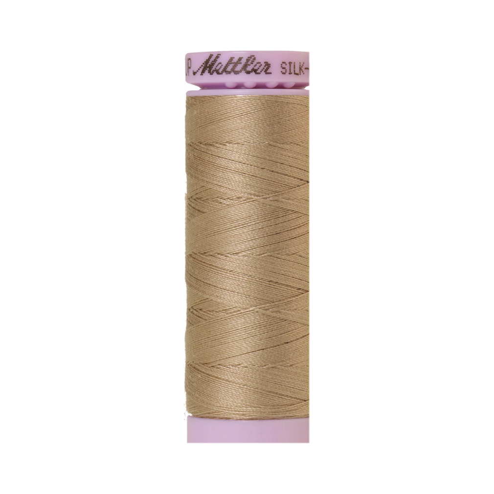 Mettler Silk-Finish 50wt Solid Cotton Thread 164yd/150M Sandstone 1222