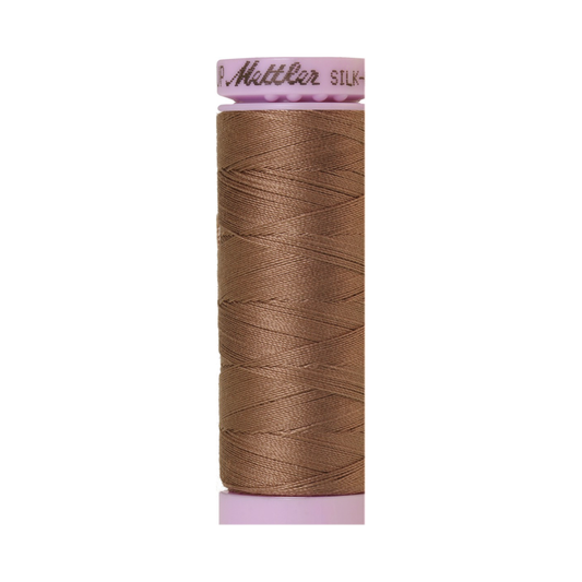 Mettler Silk-Finish 50wt Solid Cotton Thread 164yd/150M Espresso 1380