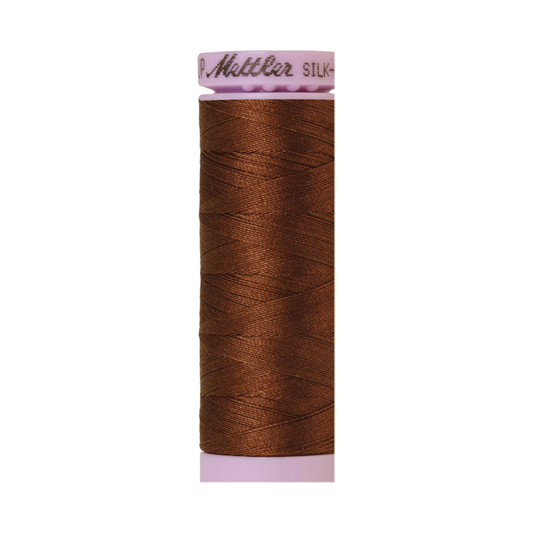 Mettler Silk-Finish 50wt Solid Cotton Thread 164yd/150M Redwood 0263
