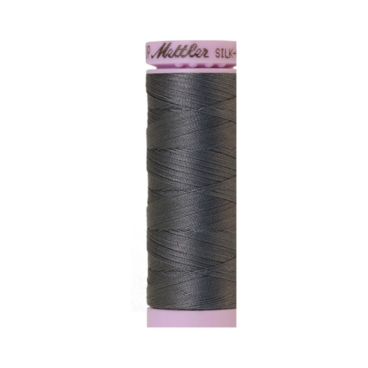 Mettler Silk-Finish 50wt Solid Cotton Thread 164yd/150M Mousy Gray 0878