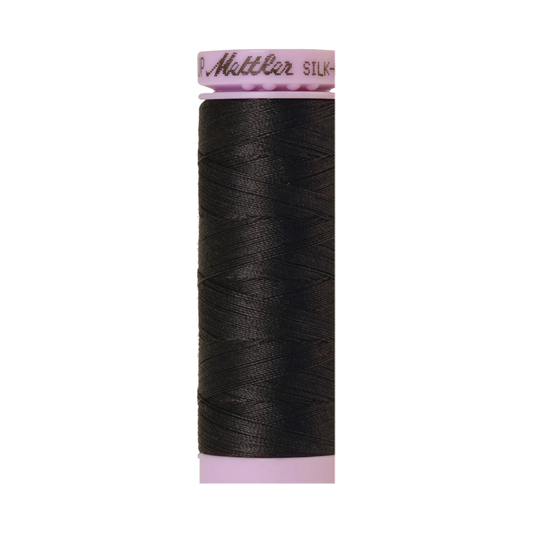 Mettler Silk-Finish 50wt Solid Cotton Thread 164yd/150M Mole Gray 0348