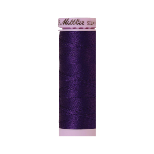 Mettler Silk-Finish 50wt Solid Cotton Thread 164yd/150M Deep Purple 0046