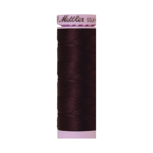 Mettler Silk-Finish 50wt Solid Cotton Thread 164yd/150M Plum Perfect 0481