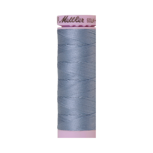 Mettler Silk-Finish 50wt Solid Cotton Thread 164yd/150M Summer Sky 0350