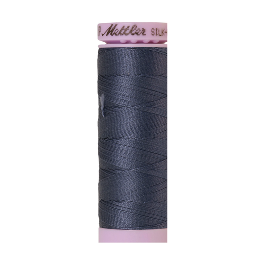 Mettler Silk-Finish 50wt Solid Cotton Thread 164yd/150M Blue Shadow 0311