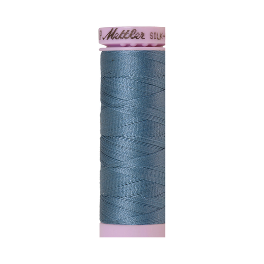Mettler Silk-Finish 50wt Solid Cotton Thread 164yd/150M Laguna 1306