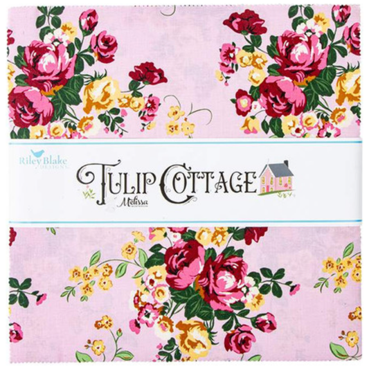 Tulip Cottage ~ 10" Stacker 10-14260-42