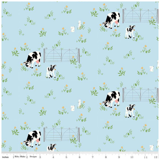 Tulip Cottage ~ Cows and Bunnies C14262 Sky