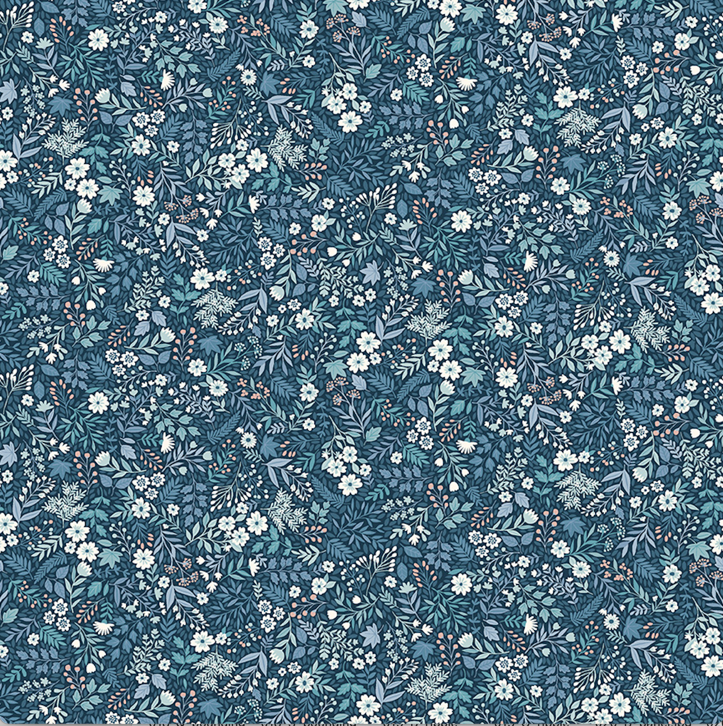 Foxwood ~ Wildflower Blue ~ MU-017-B