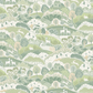 Foxwood ~ Rolling Hills Green on Cream ~ MU-016-G