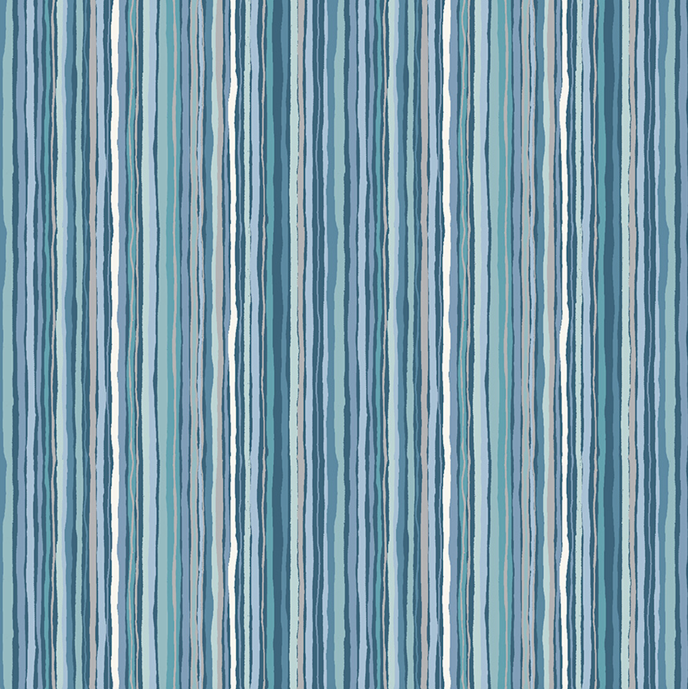 Foxwood ~ Ripple Stripe Blue ~ MU-019-B