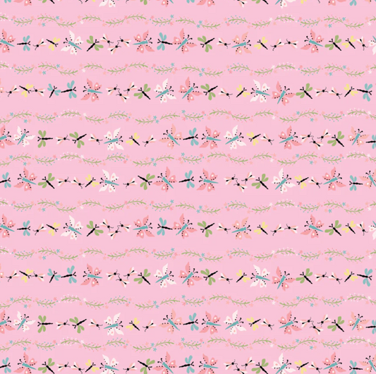 Finding Wonder ~ Bugs & Butterflies Pink ~ FW24208