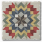 Barn Quilt Absorbent Stone Coaster | Carpenter's Star