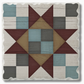 Barn Quilt Absorbent Stone Coaster | Friendship Star